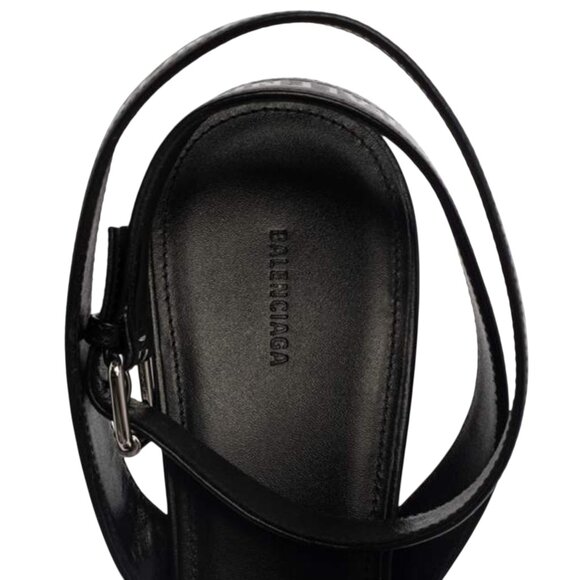 Balenciaga Women's Ankle Wrap Mid Heel Sandals Size 38 IT, 8 US - Picture 5 of 8